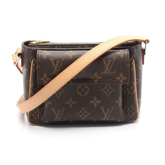 Louis Vuitton Viva Cite Shoulder Bag Leather Monogram Brown - Picture 1 of 7